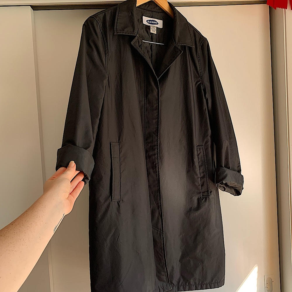 Long Black Trench Coat